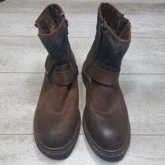 White Mountain Carlin Brown Ankle Bootie Boots Camo Size 6.5 - Picture 4 of 10